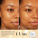 Tras 1 solo uso de la crema Daily Radiance Vitamin C tu piel se ilumina y se hidrata