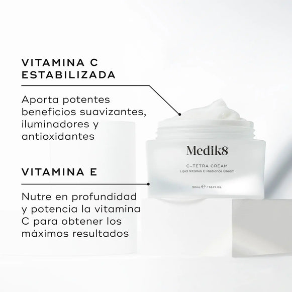 Crema facial con vitamina C estabilizada C-Tetra Cream