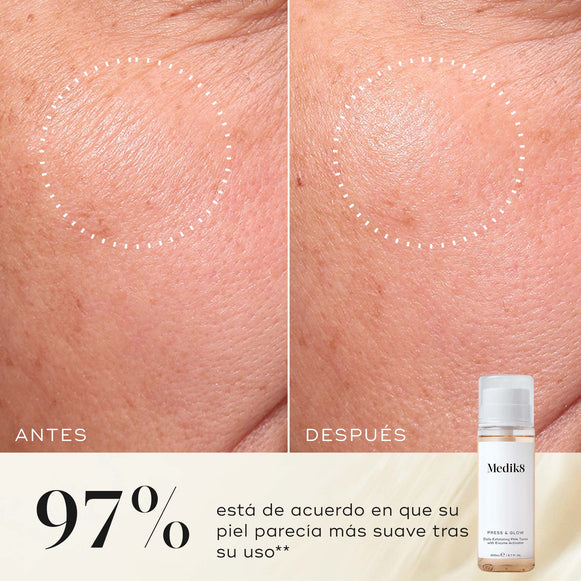 Press & Glow tónico facial exfoliante diario PHA