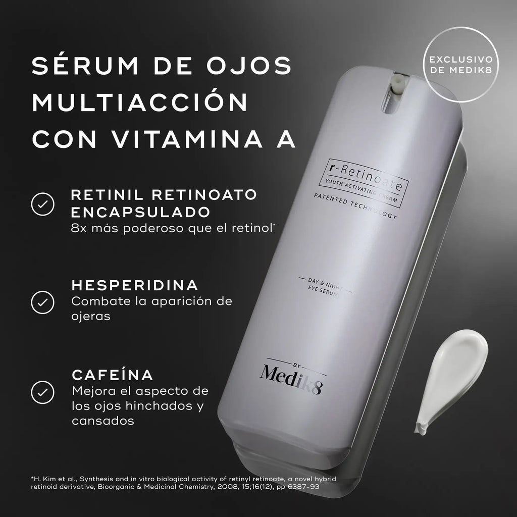 Ingredientes suero del contorno de ojos r-Retinoate Day & Night Eye Serum