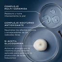 Ingredientes Advanced Night Restore suavizan las líneas de expresión y arrugas 