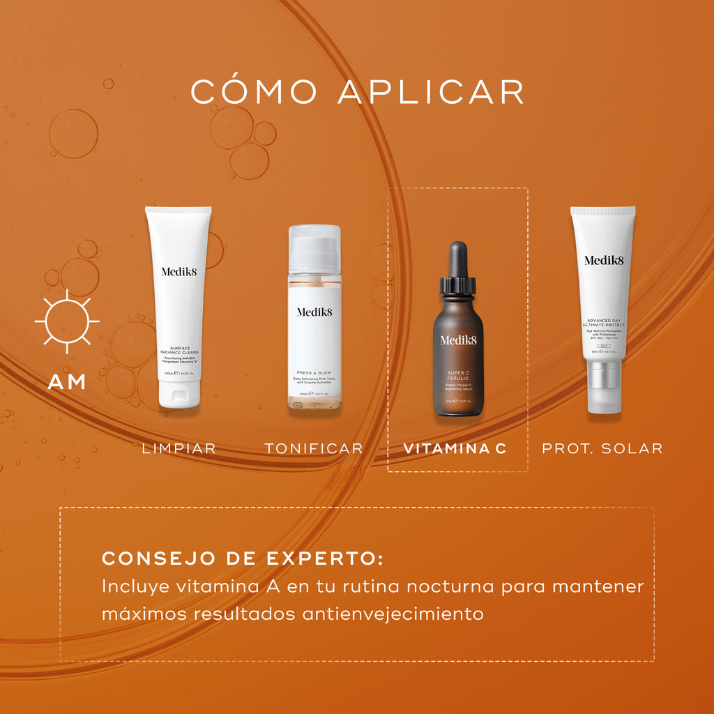Super C Ferulic suero antioxidante de Medik8 